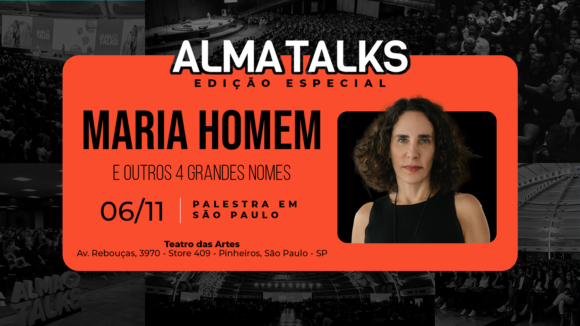 Alma Talks Edição Especial - Maria Homem e 4 grandes nomes em São Paulo