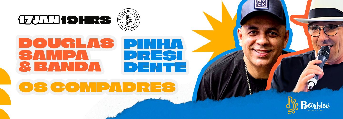 Douglas Sampa e Banda convidam Pinha Presidente - Abertura Os Compadres 