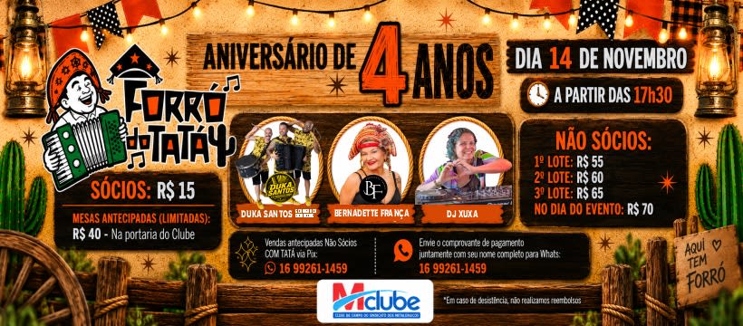 Forró do Tatá - Aniversário de 4 Anos
