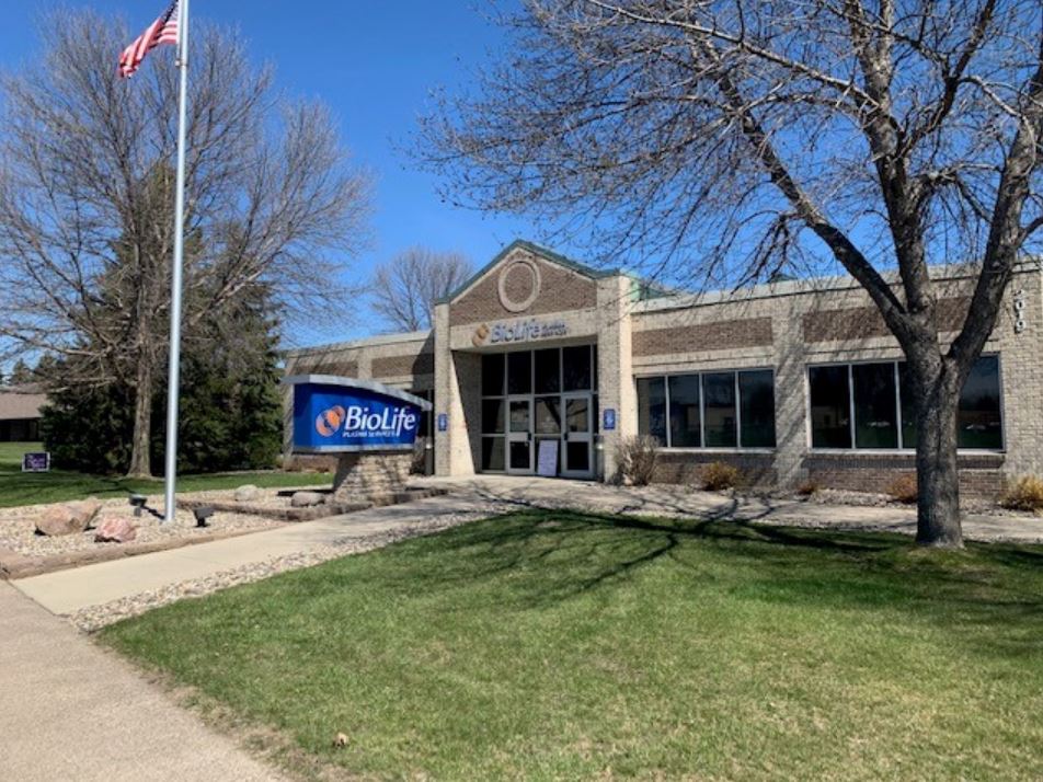 Plasma Donation In St Cloud Minnesota Biolife Plasma Services