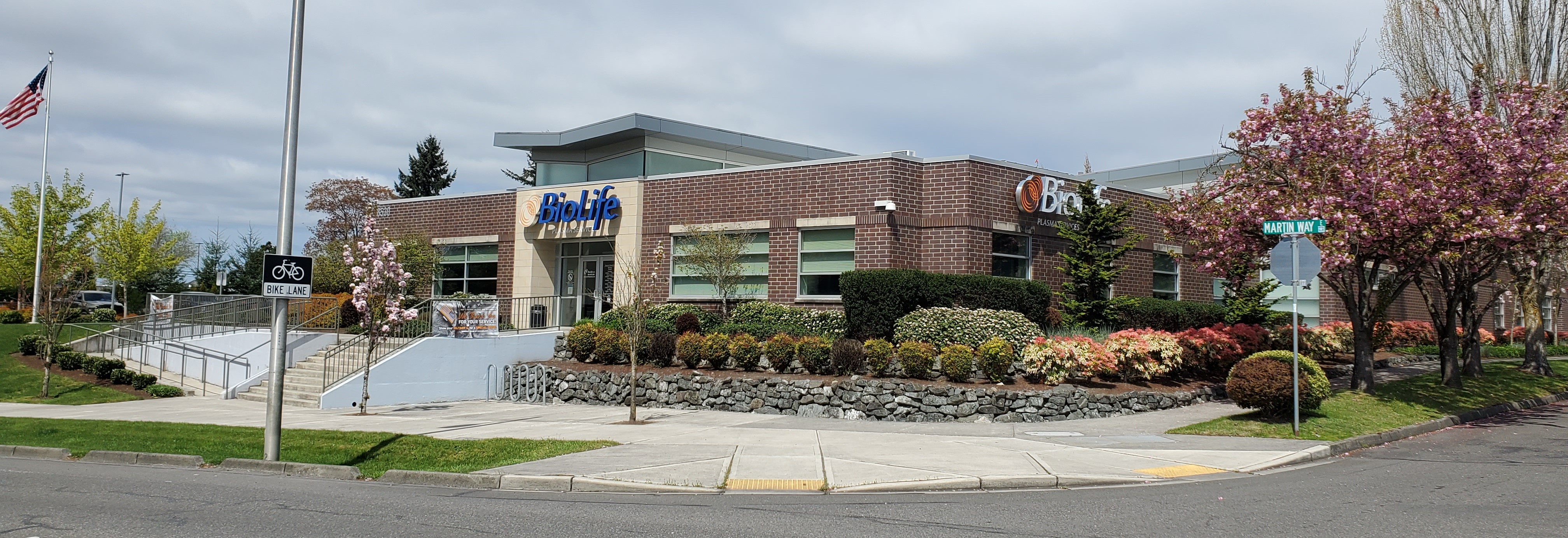 BioLife Plasma Services plasma donation center in Lacey, Washington