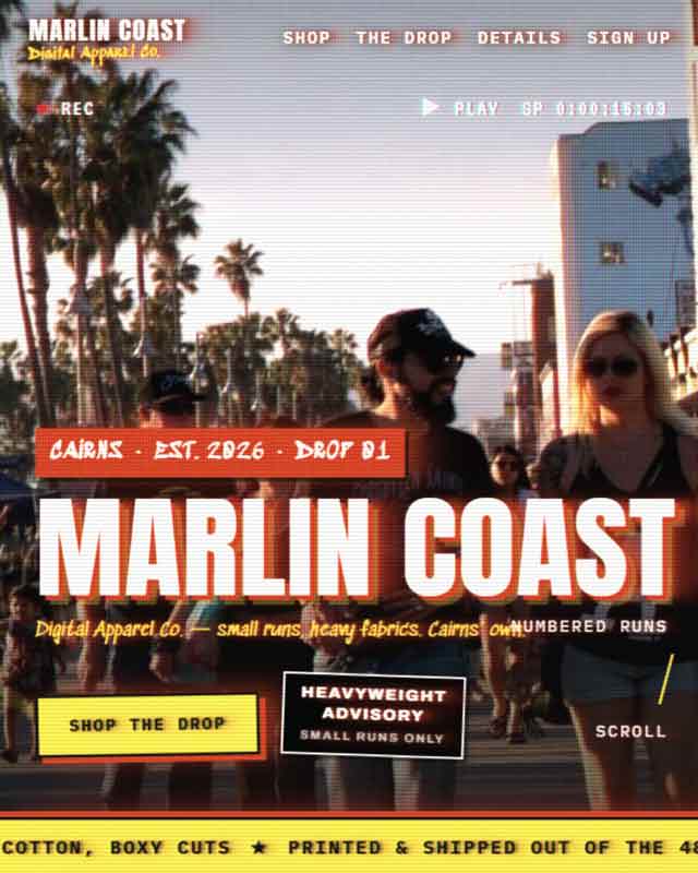 Screenshot of the Retro Mixtape example site