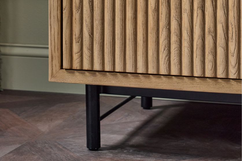 Touraine Reeded Sideboard With Integrated Cooling