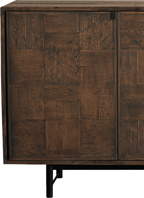 Loire American Oak Wine Credenza with Integrated Wine Coolers