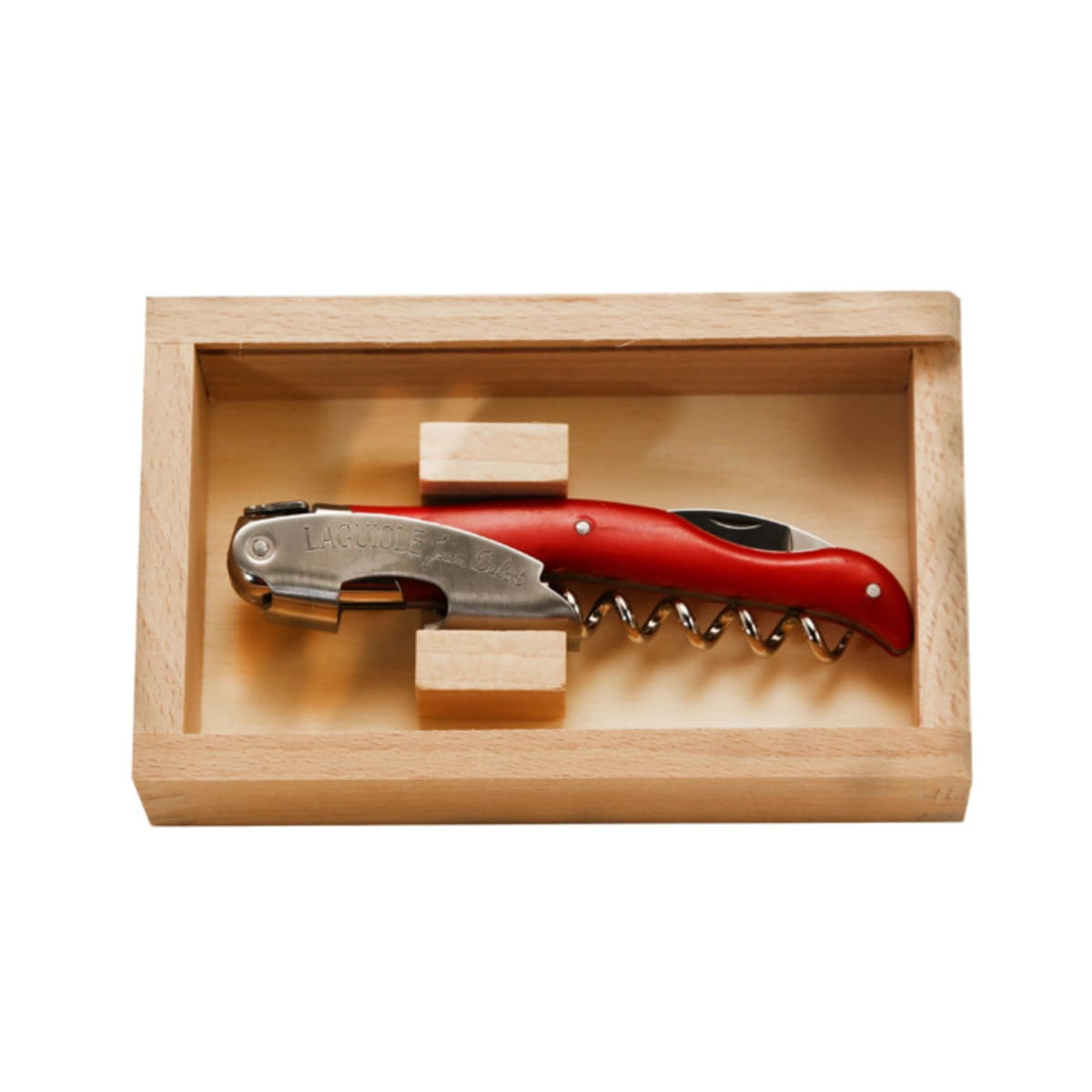 Jean Dubost Laguiole Red Waiter's Corkscrew