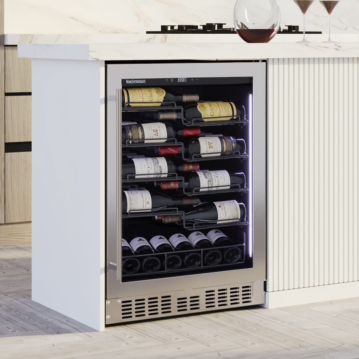 VinoView Smart Undercounter Wine Cellar