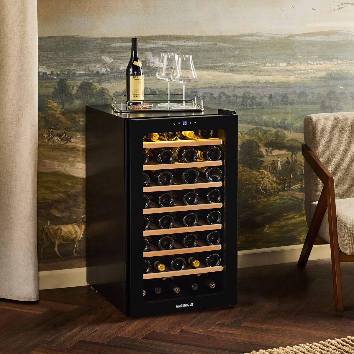 Wine Enthusiast 50-Bottle Wine Refrigerator