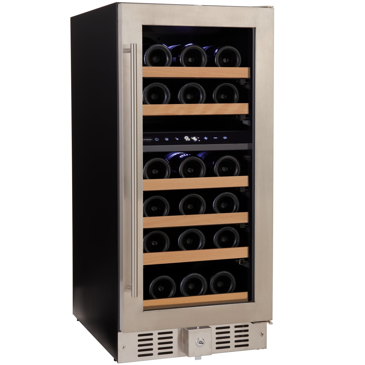 NFINITY PRO 2 SD, DUAL ZONE, SS, RH, NAT WOOD TRIM