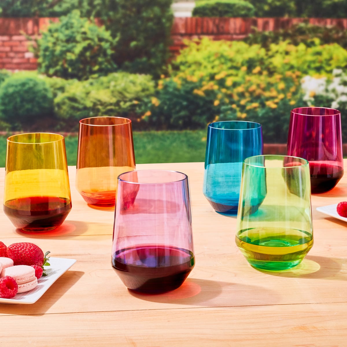Wine Enthusiast Brilliance! Shatterproof Tritan Outdoor Stemless