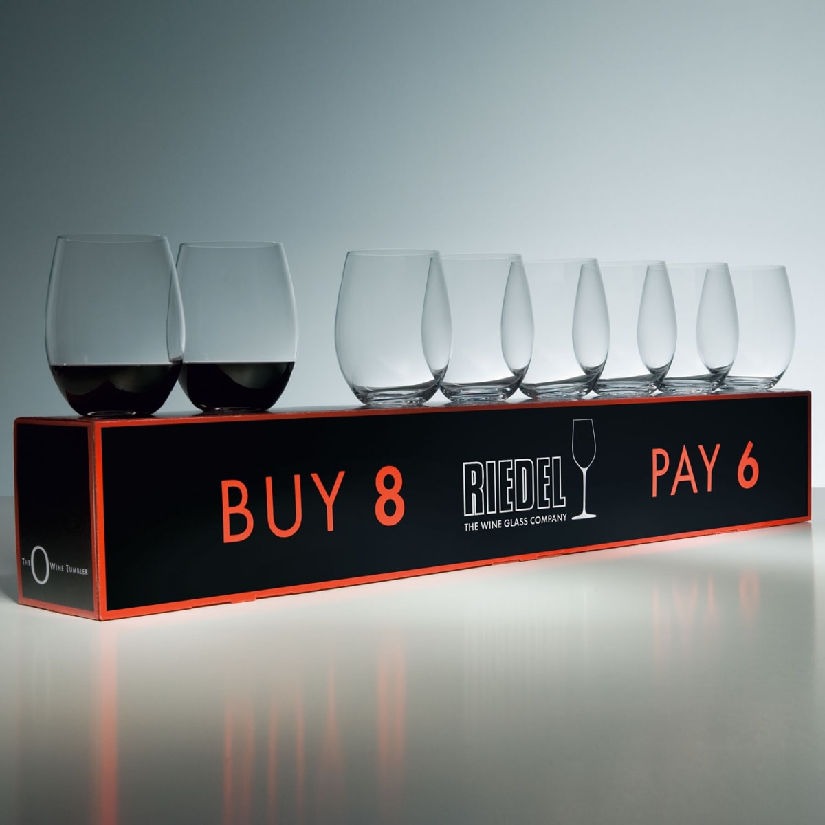 Riedel 'O' Buy 8 Pay 6 Cabernet Stemless Wine Glasses (Set&nbsp;of&nbsp;8)&nbsp;›