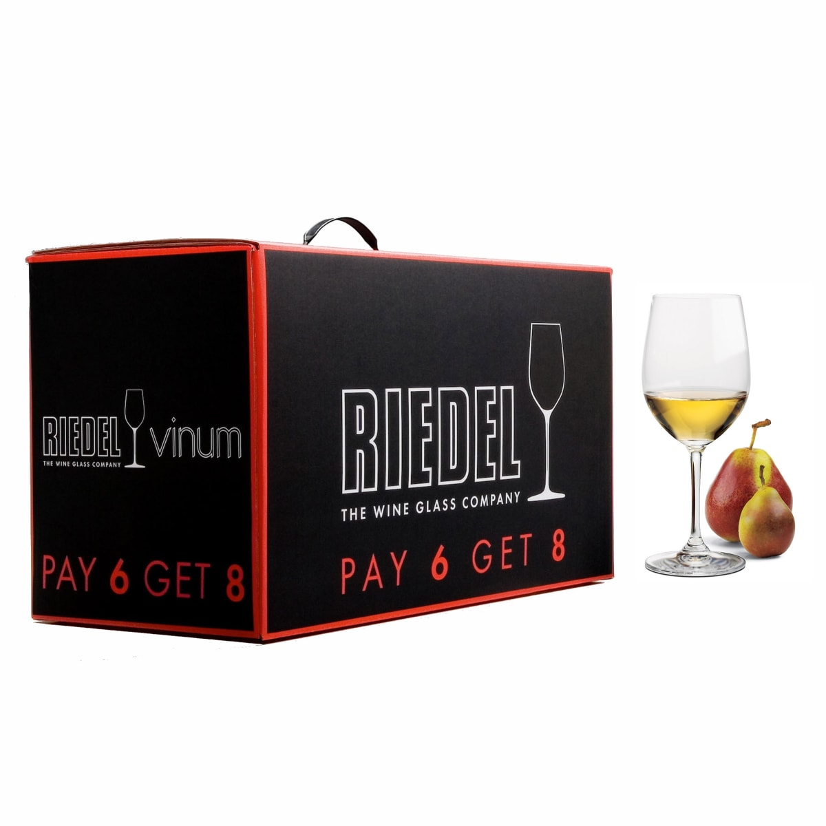 Riedel Vinum Pay 6 Get 8 Chardonnay Glasses (Set&nbsp;of&nbsp;8)