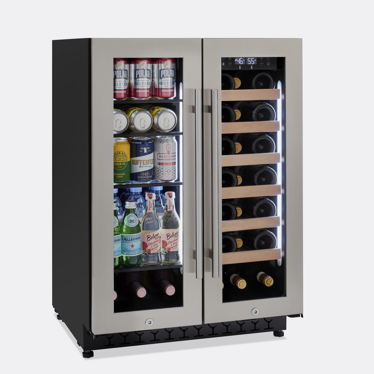 Wine Enthusiast Concierge 24” Wine and Beverage Fridge