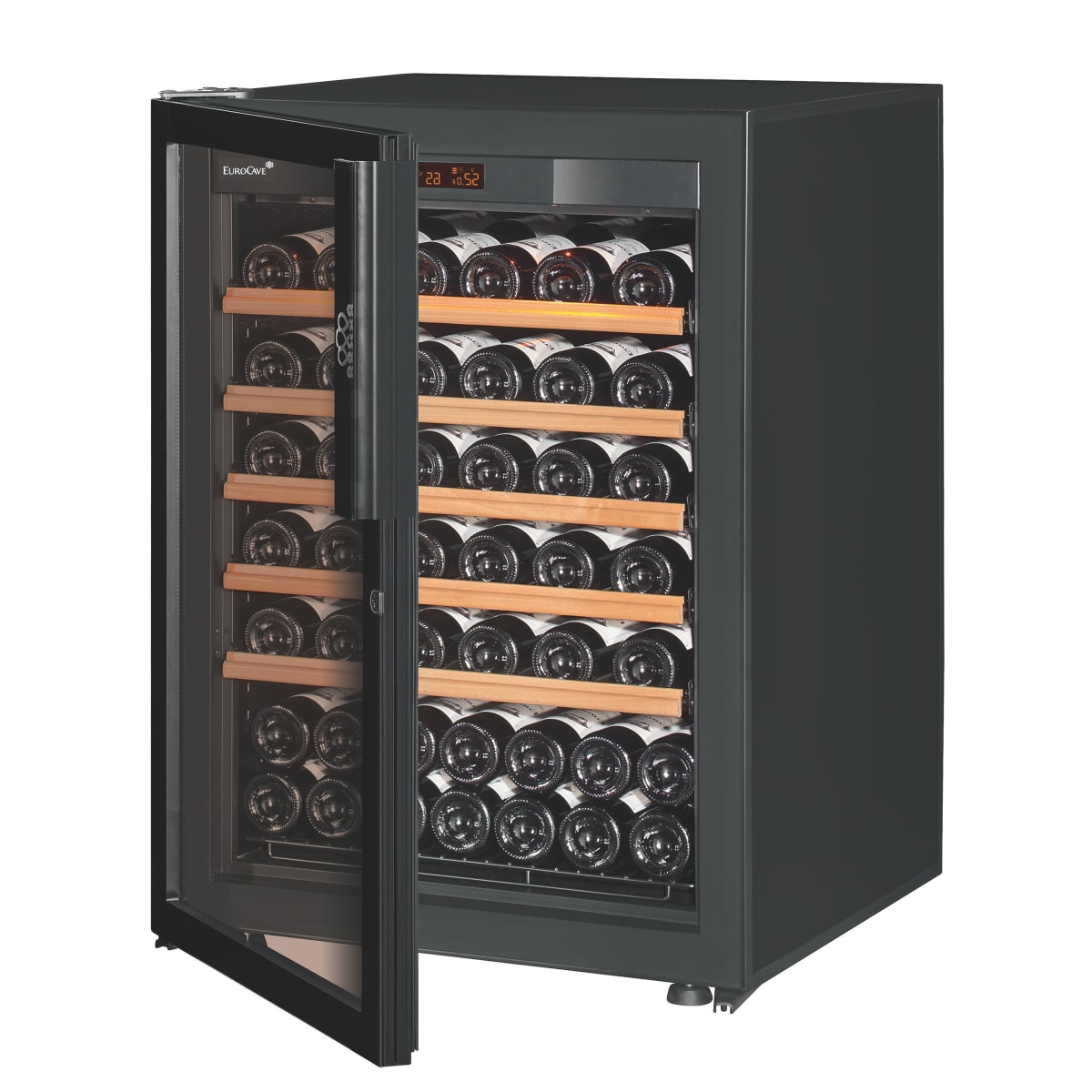Image of EuroCave Pure S Wine Cellar Full Glass Door Left Hinge Image of EuroCave Pure S Wine Cellar Full Glass Door Left Hinge