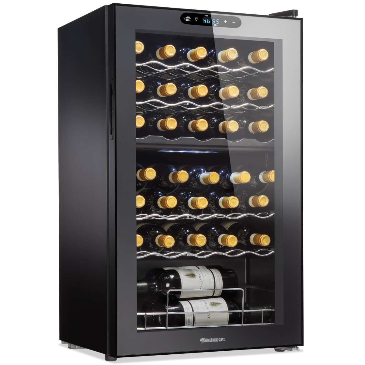 Image of 32-Bottle Dual Zone Max Compressor Wine Cooler by Wine Enthusiast