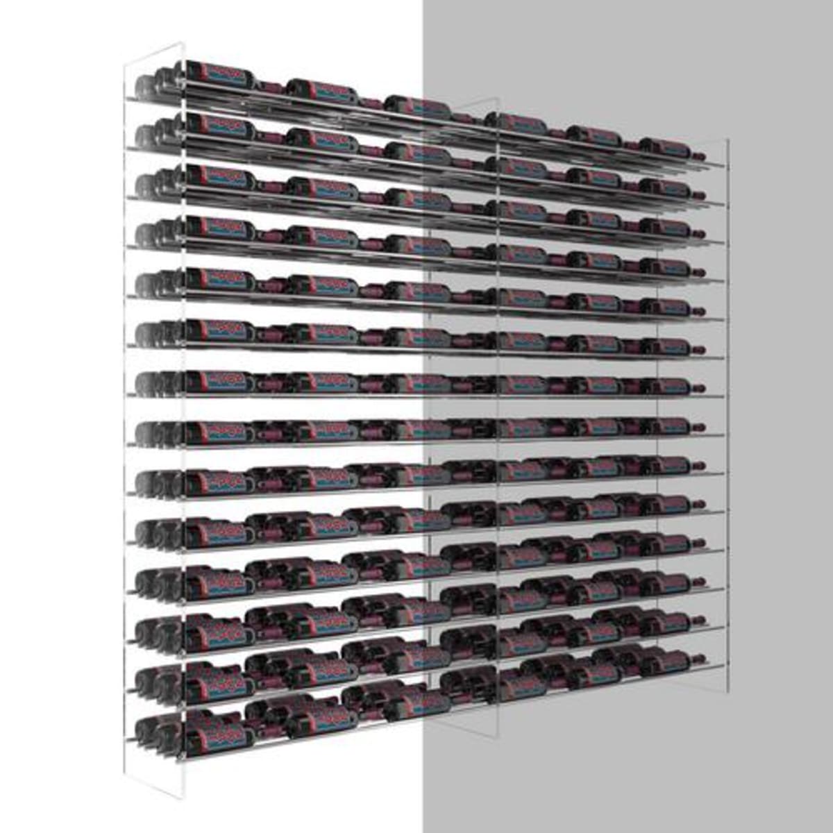 Vintageview Vintage View Evolution 126 Bottle Extension Metal Wine Rack (Chrome Rods)