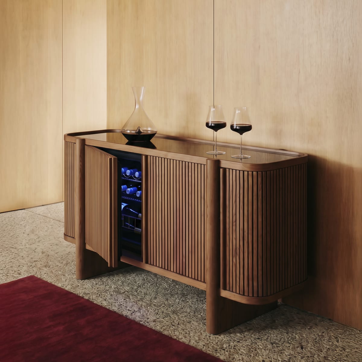 Image of Matera Sideboard With Integrated Wine Refrigerators by Wine Enthusiast