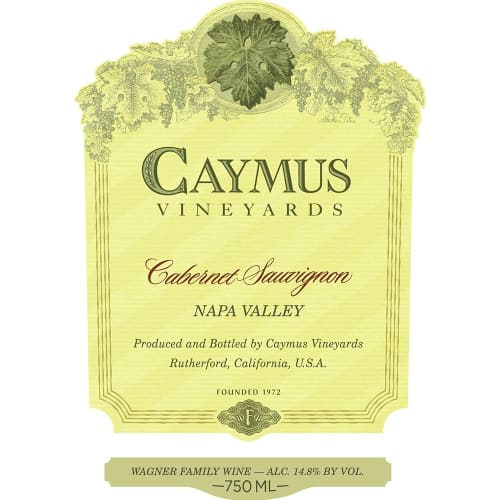 Caymus 2018 Cabernet Sauvignon, Napa Valley