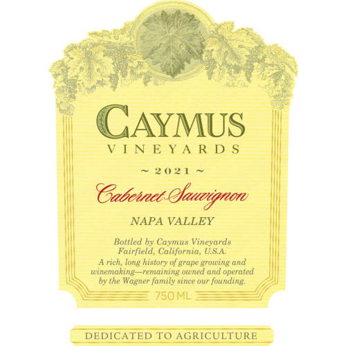 Caymus 2021 Cabernet Sauvignon, Napa Valley Caymus 2021 Cabernet Sauvignon, Napa Valley