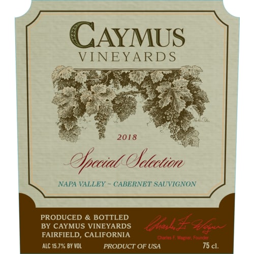 Caymus Special Selection 2018 Cabernet Sauvignon, Napa Valley