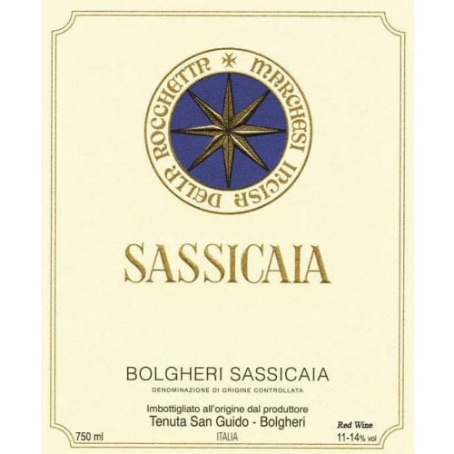 ワイン Sassicaia 2018 Bolgheri Sassicaia Sassicaia 2018 Tenuta San Guido, Bolgheri-Sassicaia