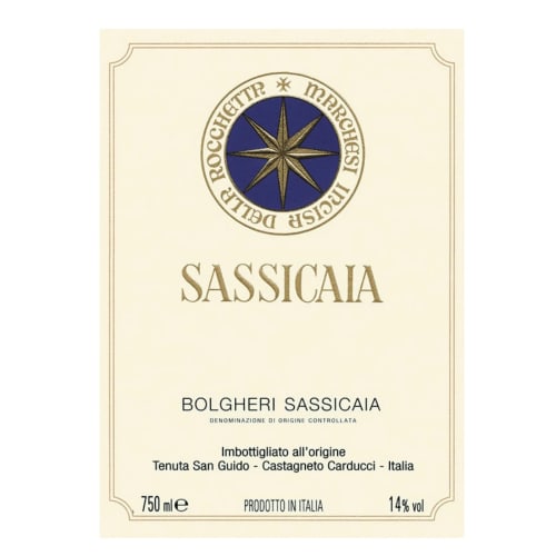 Tenuta San Guido 2022 Sassicaia, Bolgheri, 1.5L