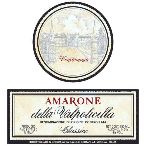 Bertani 2015 Amarone della Valpolicella Classico