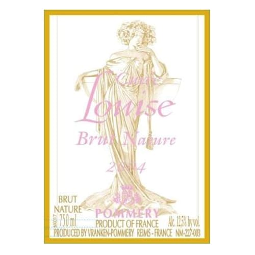 Pommery 2004 Cuvee Louise Brut Nature, Champagne