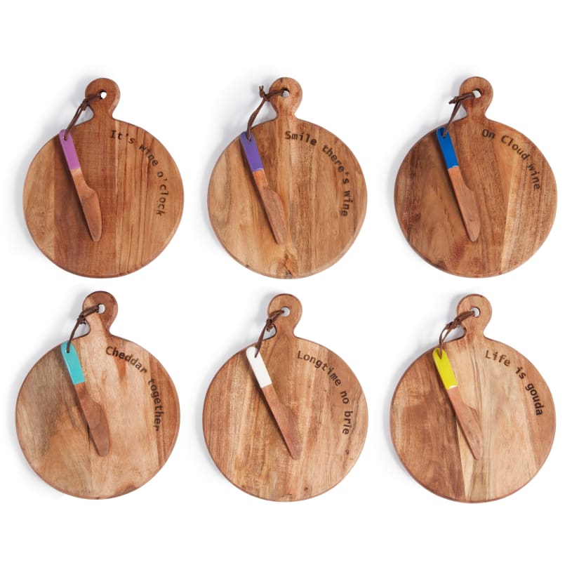 Wine Enthusiast Cheese Boards and Spreaders - Thumbnail 4