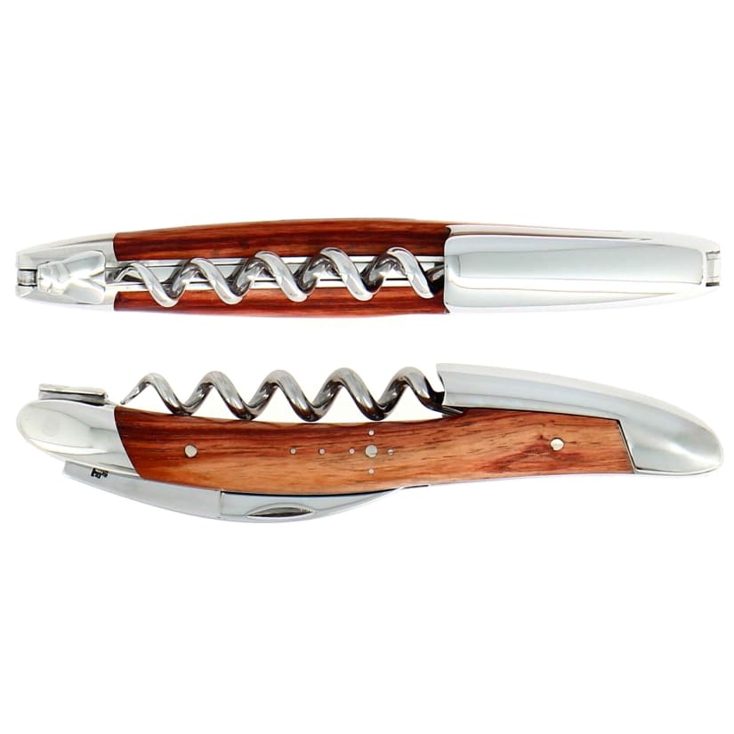 Forge de Laguiole Corkscrew - Compressed Fabric Handle, Burgundy