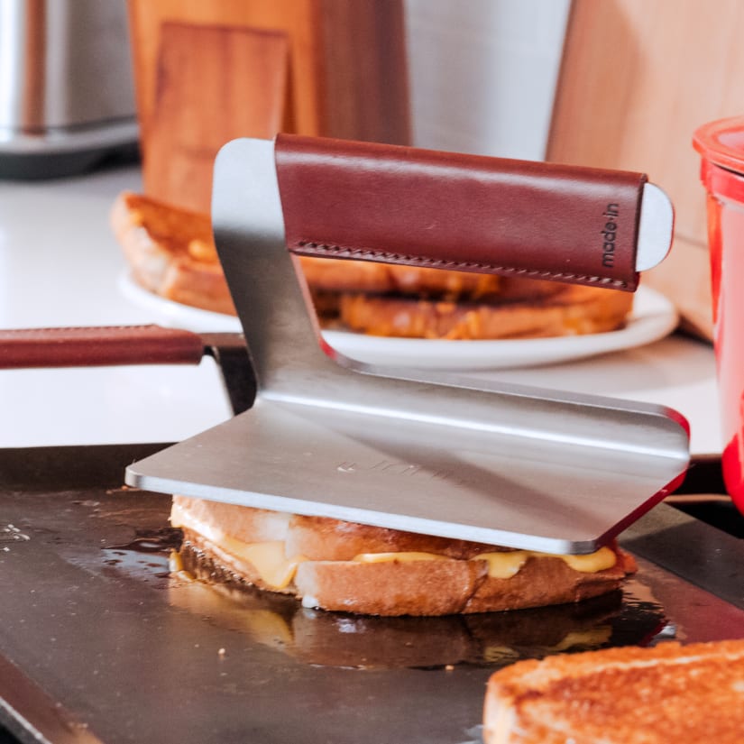 Made In Carbon Steel Griddle and Grill Press - Thumbnail 5