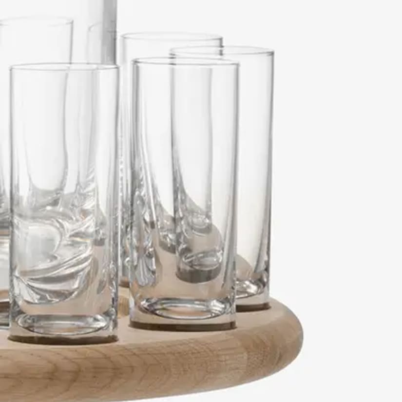 LSA Shot Glasses and Ice Bucket 14-Piece Serving Set