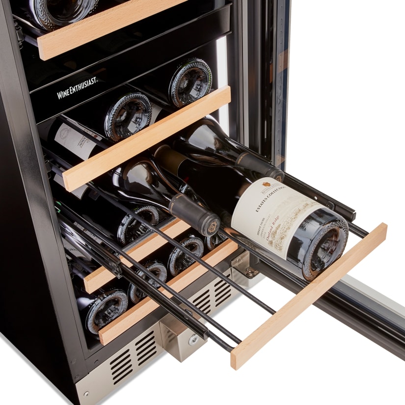 SommSeries2 29 Bottle Dual Zone Wine Cellar, Stainless Steel