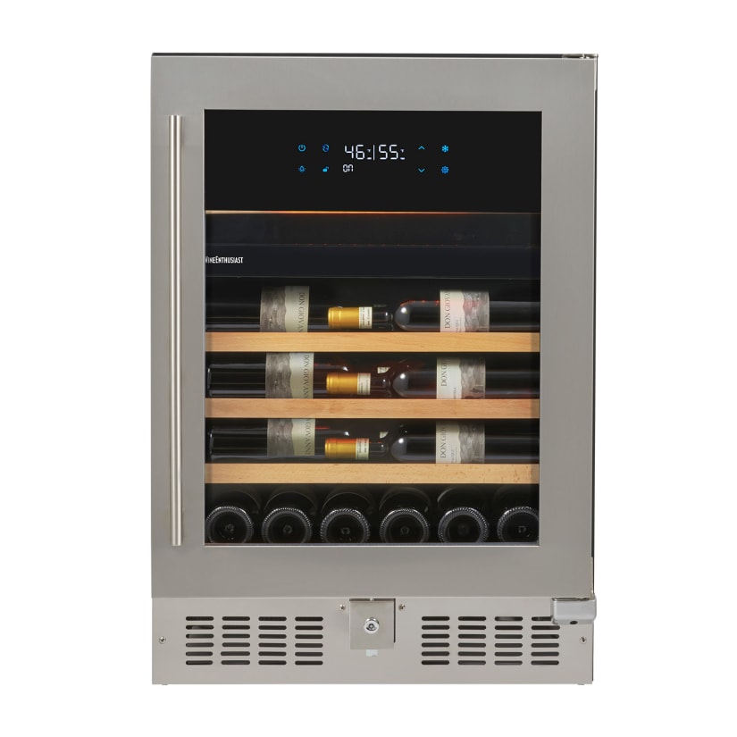 Wine Enthusiast S-Series 46 Bottle Dual Zone Wine Cellar with
