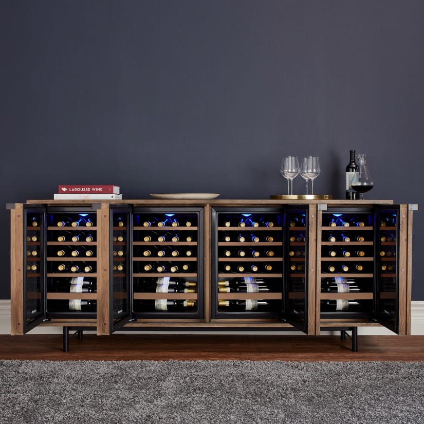 Credenza With Wine Fridge