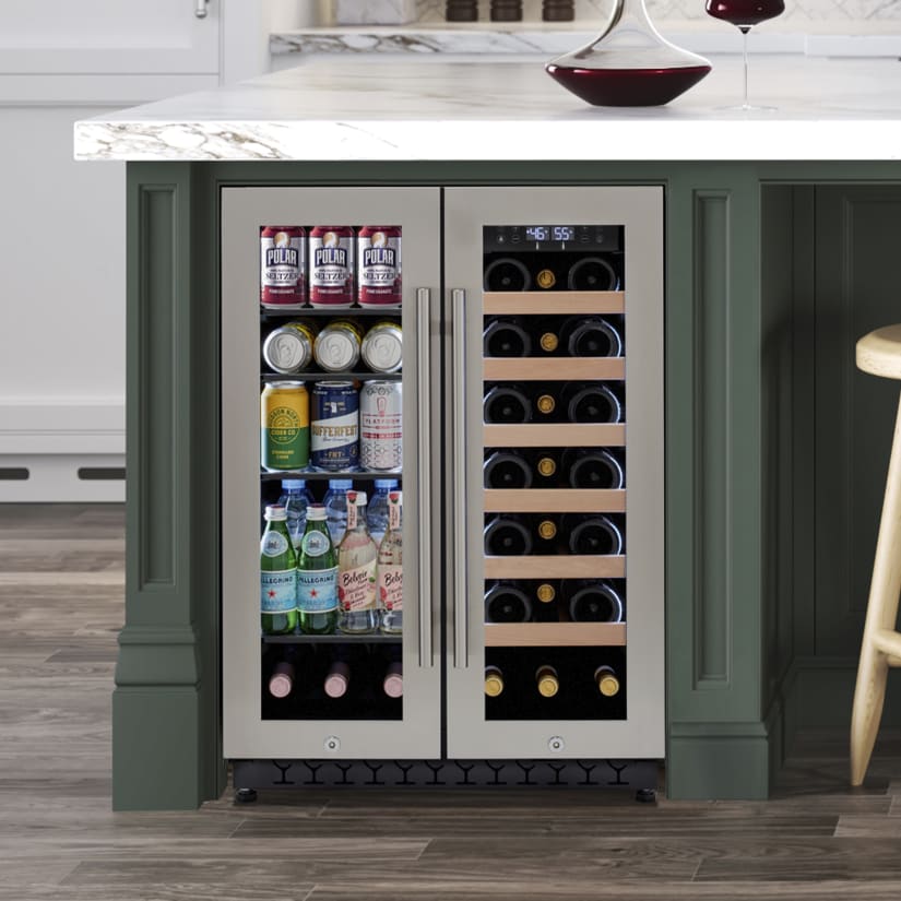 Wine Enthusiast Concierge 24” Wine and Beverage Fridge