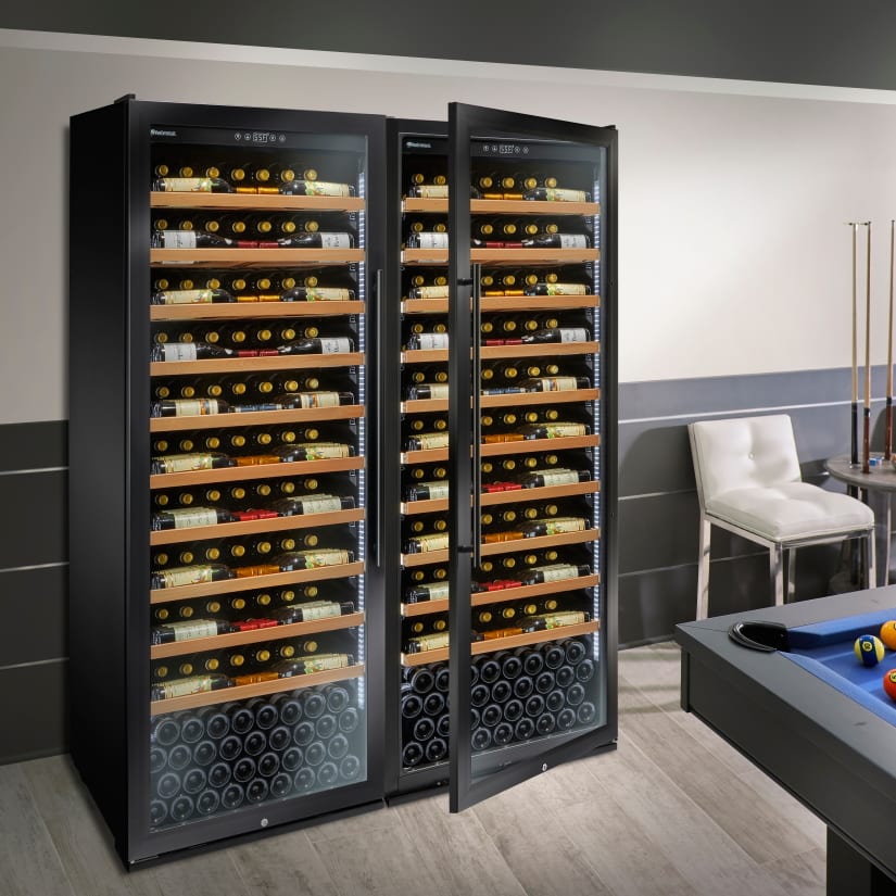 Classic XL Double 600-Bottle Wine Cellar with VinoView Shelving