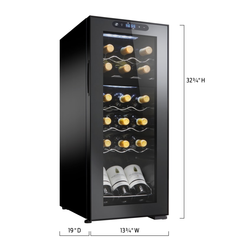 Wine Enthusiast 18-Bottle Dual Zone MAX Compressor Wine Cooler