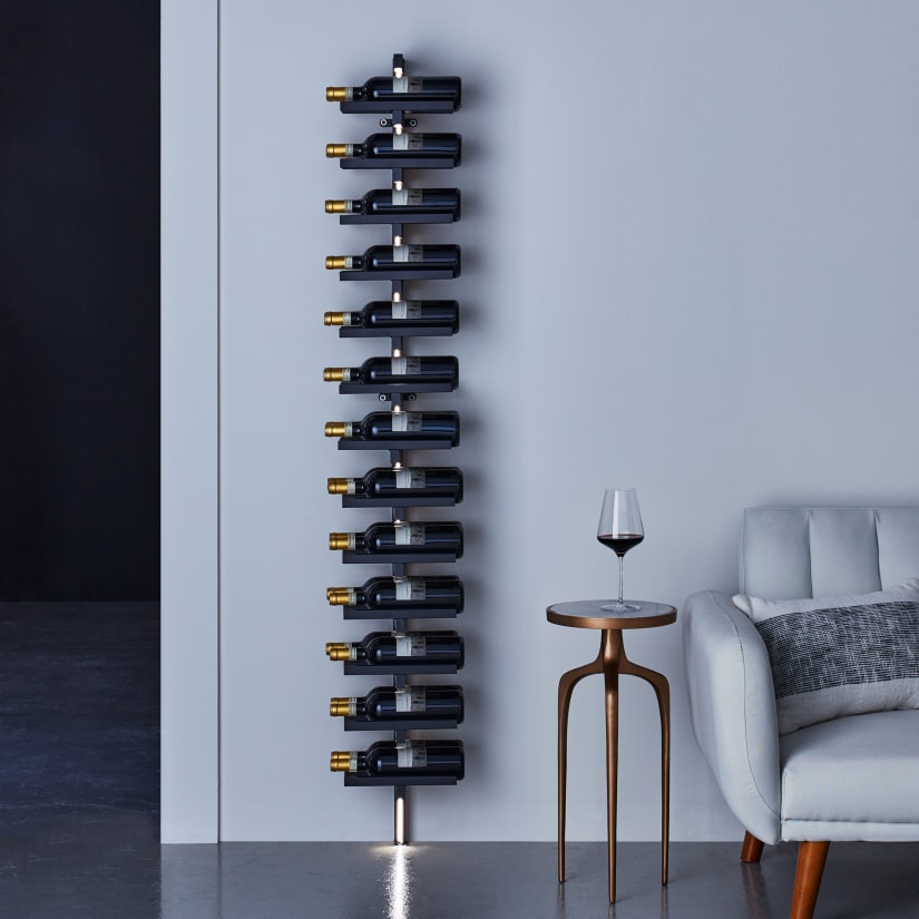 N'FINITY Metal Wine Rack With LED Lighting