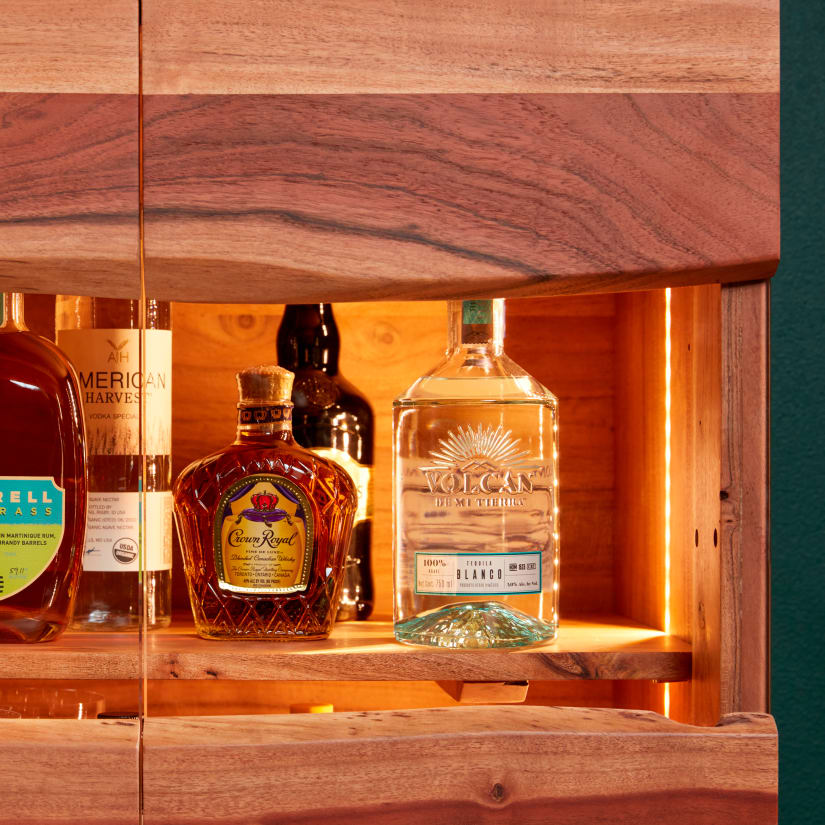 Navarra Acacia Wood Spirits Console