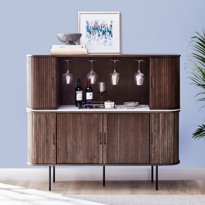 Ruskin Sideboard With Integrated Wine and Beverage Refrigerators