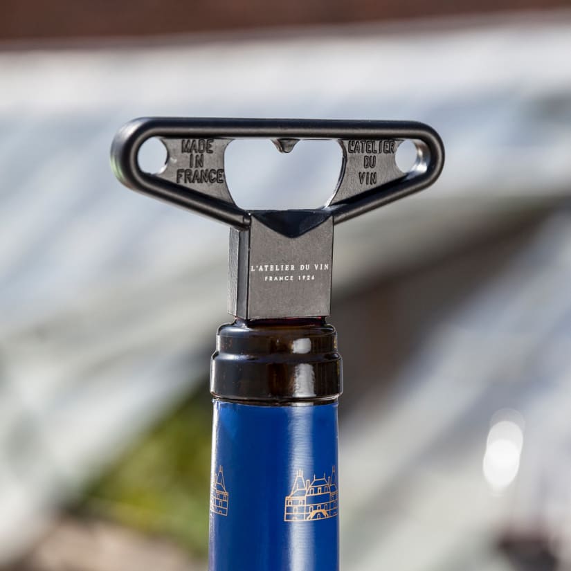 L'Atelier Du Vin Twin Blade Kurkentrekker Bilame - Zwart - Iconische Franse Kurkentrekker Voor Wijnliefhebbers