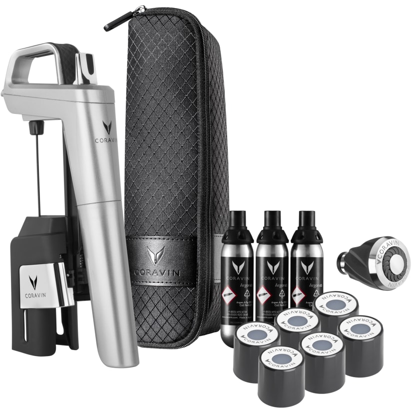 Coravin® Timeless Three + Wine Preservation System (Black)