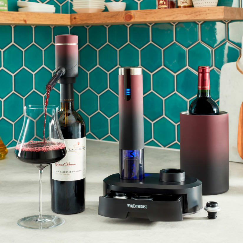 Wine Lover’s Lever Corkscrew 7-Piece Gift Set