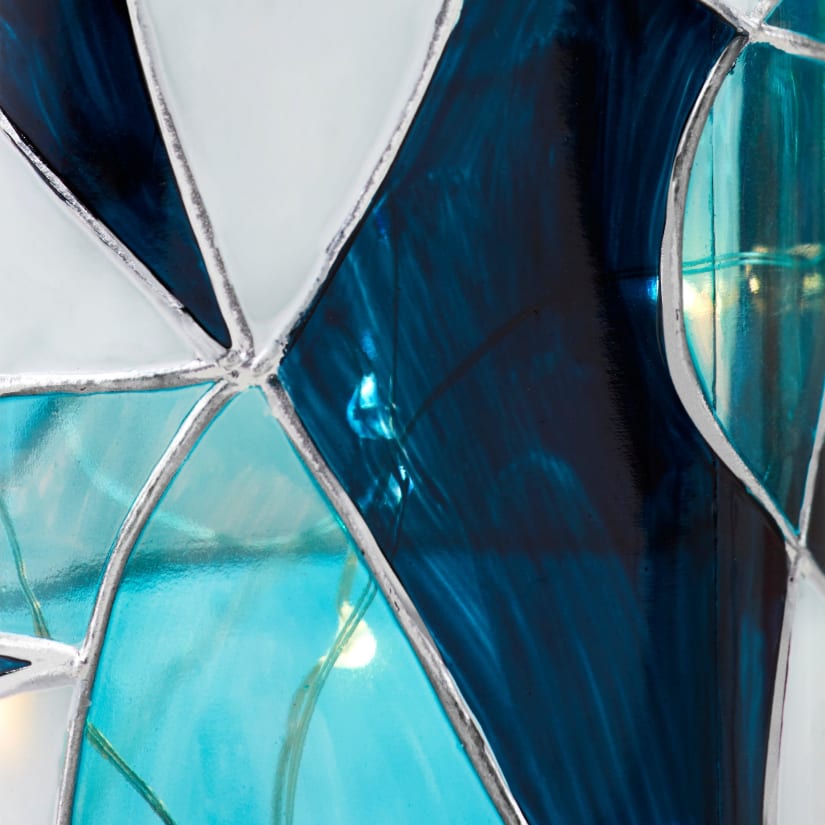 Wine Enthusiast Mosaic Wine Bottle Lanterns - Thumbnail 3