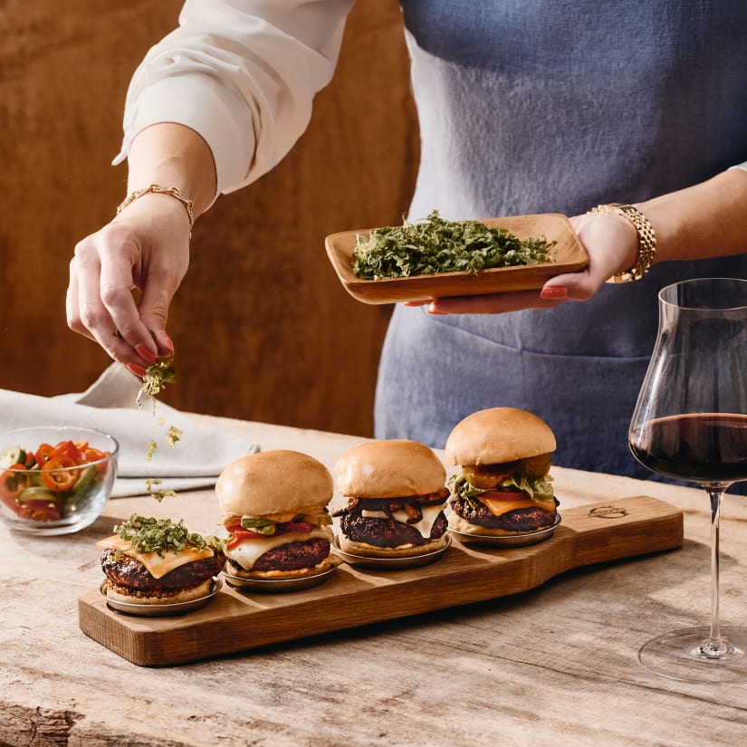 Reclaimed Whiskey Barrel Slider Flight