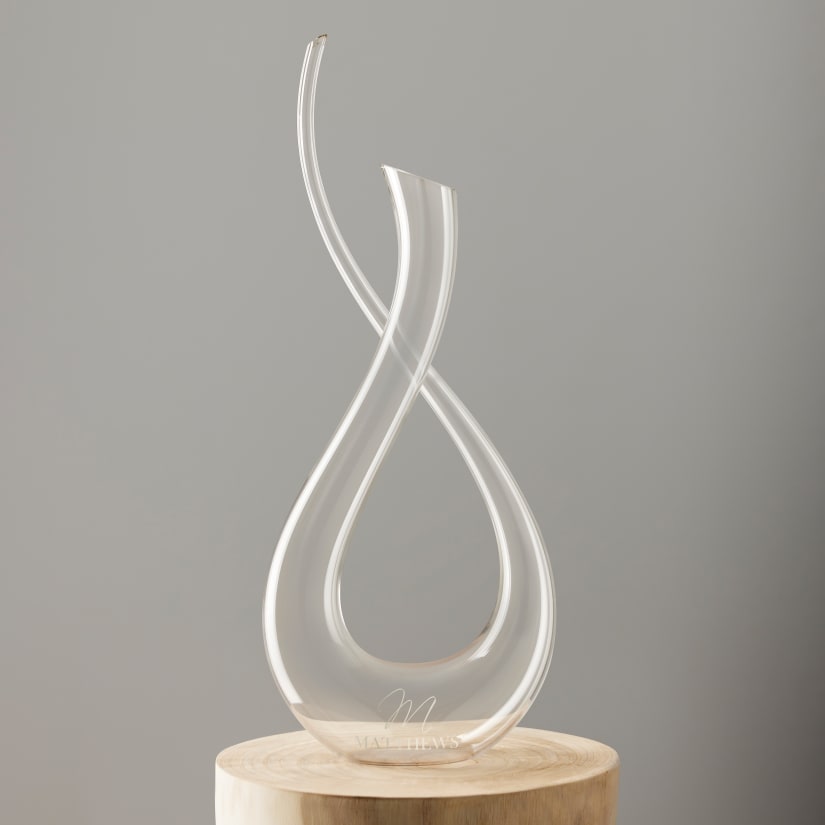 Wine Enthusiast Art Series Flame Decanter