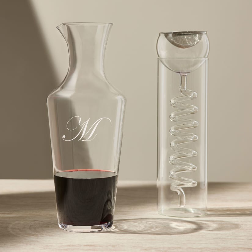 Wine Enthusiast Art Series Helix Decanter - Thumbnail 3