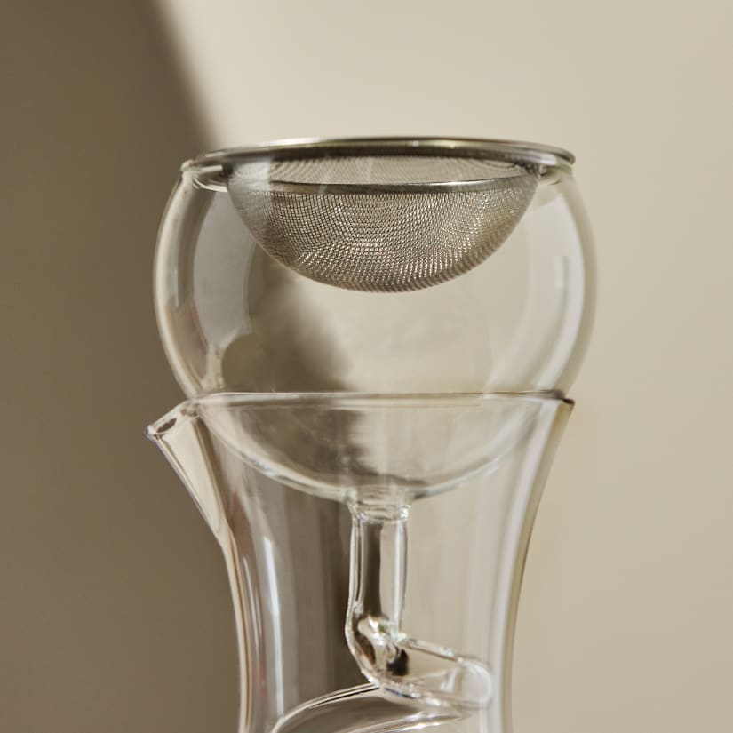 Wine Enthusiast Art Series Helix Filtering Decanter Set - Thumbnail 5