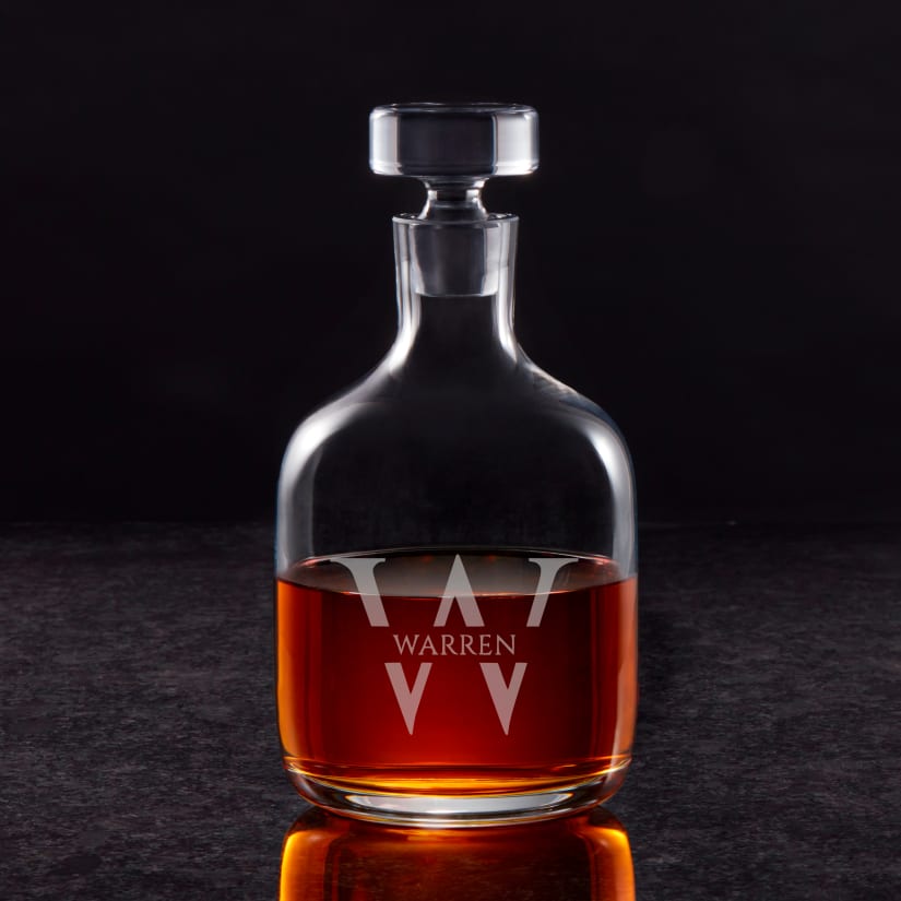 Wine Enthusiast Art Series Flame Decanter