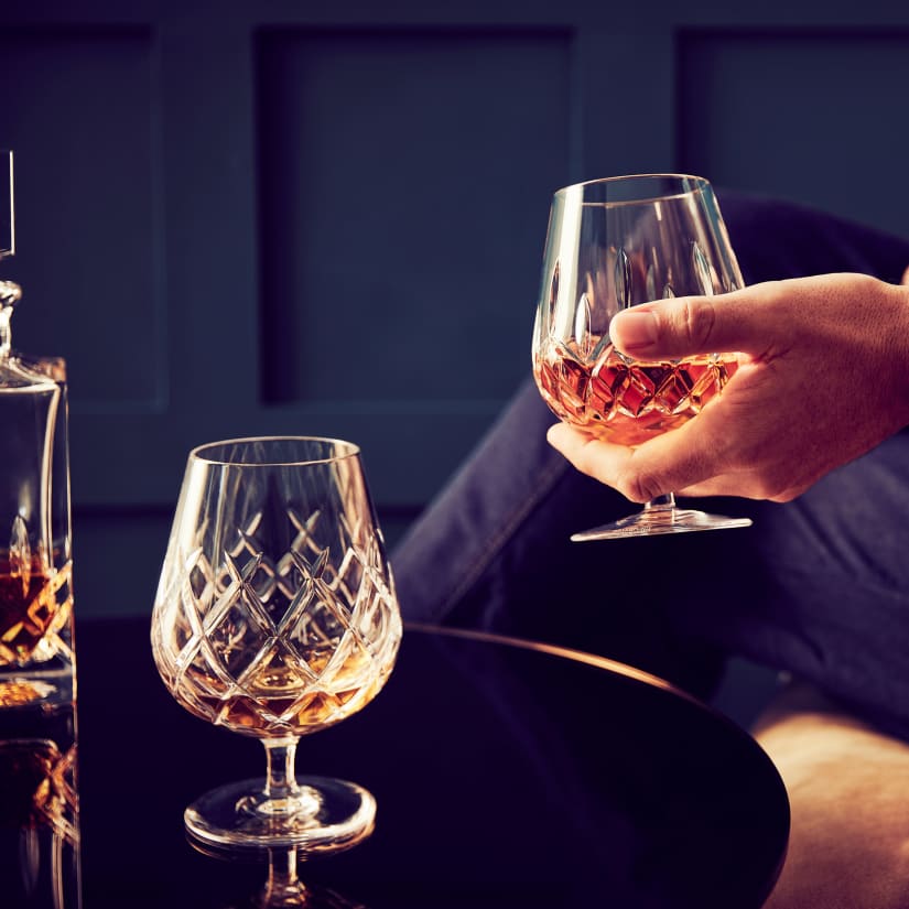 Waterford Connoisseur Lismore Brandy Balloon Glasses - Thumbnail 3